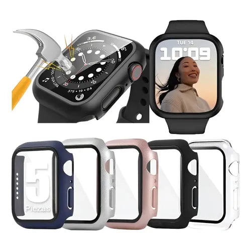 2 Piezas de Funda Protectora con Mica para Galaxy Watch 40 y 44 mm | Grado B