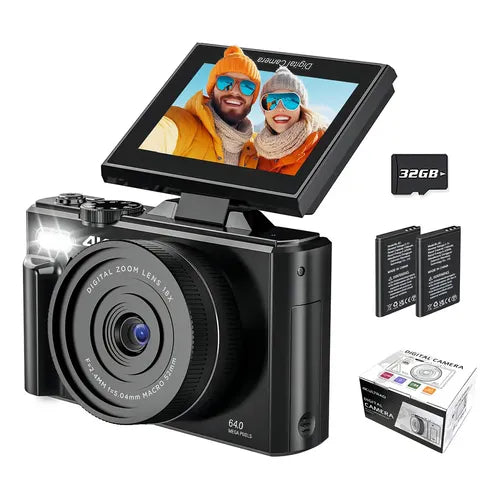 Cámara Digital para Niños Principiantes 1080P WiFi con Memoria de 32 GB | Grado B