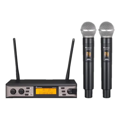 Micrófono KM9000 Inalámbrico Profesional 100M Kit 2piezas Bomge | Grado B