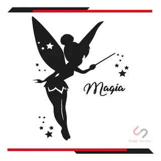 Calcomanía Hada Tink para Moto Auto Sticker 7X10CM | Grado B