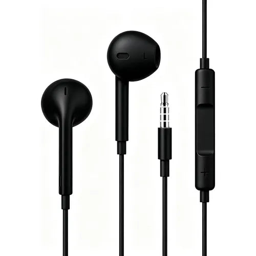 Audífonos Alámbricos 3.5 mm In-Ear con Micrófono Color Blanco | Grado B