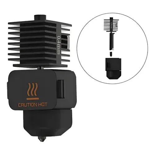 Hotend con Boquilla Cerámica para Creality K1 K1 Max y K1C 24V | Grado B