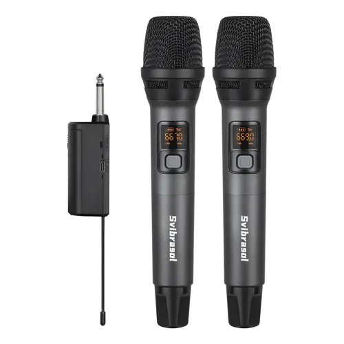 Micrófono KM9000 Inalámbrico Profesional 100M Kit 2piezas Bomge | Grado B