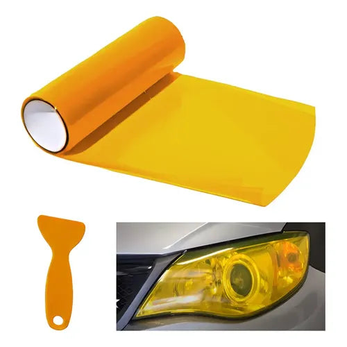 Vinil para Faros Frente Auto Coche Variedad Colores 30CM*1M | Grado B