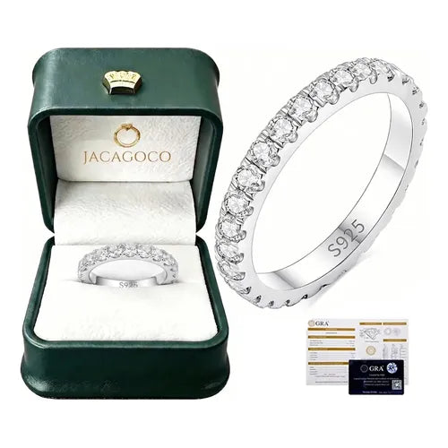 ANILLO CORONA COLOR PLATEADO CON PIEDRA 1