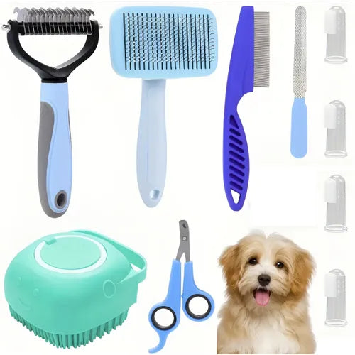 Guantes Masajeadores Quita Pelo para Perros y Gatos 2 Piezas (Par Izquierdo y Derecho) Cepillo para Mascotas - GRADO A