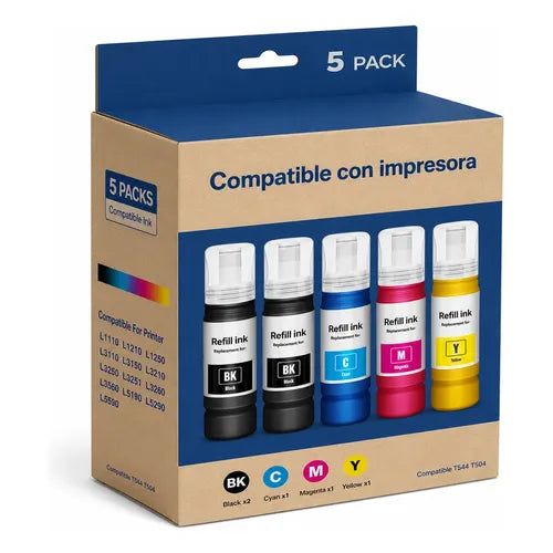 Epson Paquete de 2 Tintas Color Negro T544 | Grado B
