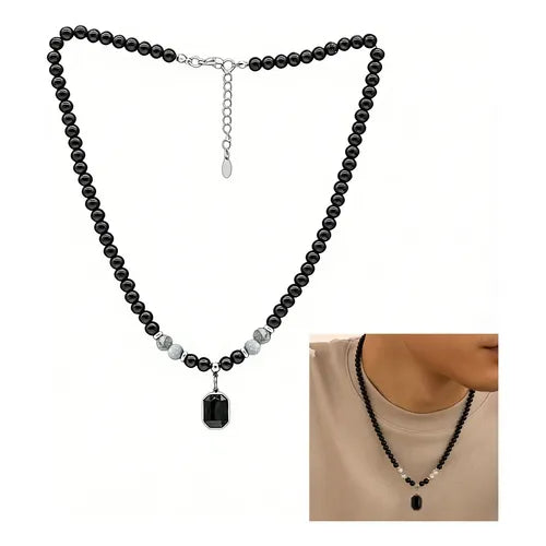 Collar con Colgante de Cristal Talla Única | Grado B
