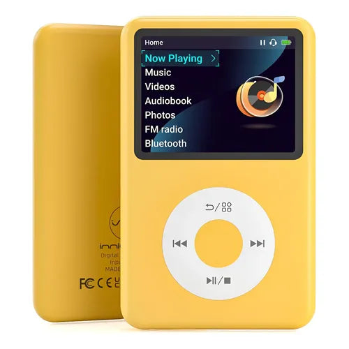 Reproductor MP3 Innioasis Y1 de 128GB con Bluetooth, Sonido HiFi y Rueda Clásica Negro | Grado B