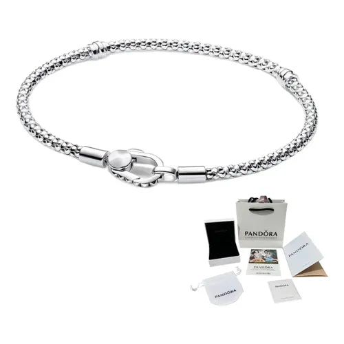 PULSERA DE COLOR PLATEADO CON COLGANTE DE SERPIENTE 1