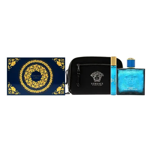 Set 3 Piezas Versace Eros para Hombre de Versace EDT | Grado B