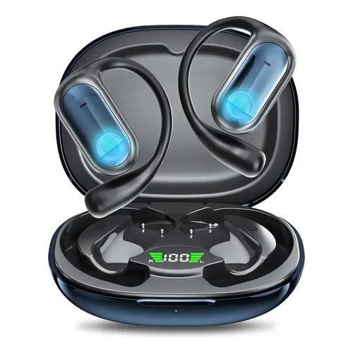 Audífonos Inalámbricos HTC NE52 Traductores de 135 Idiomas Bluetooth 6.0 Open Ear | Grado B