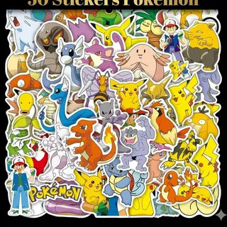 100 Calcomanías Decorativas de Personajes | Grado B