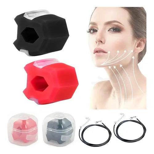 Ejercitador de Mandibula Jawline Jawrsize Marca el Musculo Negro | Grado B