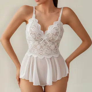 Lencería de Encaje Tipo Baby Doll para Mujer | Grado B