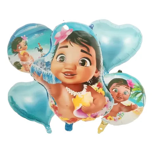 Set de Globos de Aluminio para Decoración de Fiesta Color Azul | Grado B