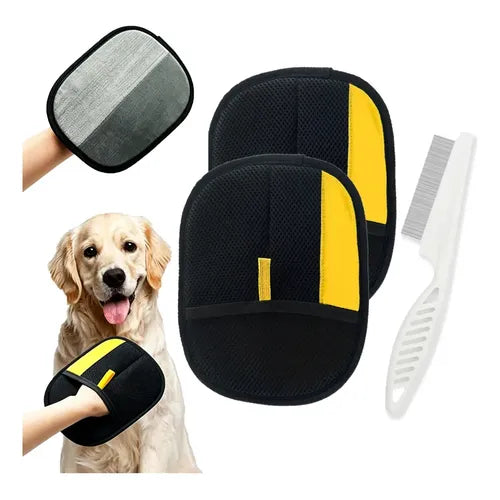 2 Guantes de Aseo para Perros y Gatos | Grado B