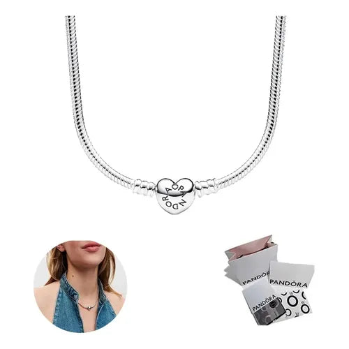 Collar Esfera Decorativa 45 cm Color Plateado | Grado B