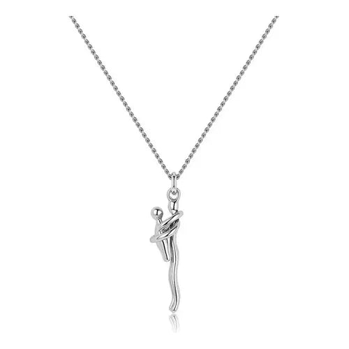 Collar de Cadena Lisa para Adulto Color Plateado | Grado B