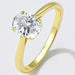 Anillos de Promesa Mujer Color Dorado Ajustables Elegantes para Pareja | Grado B