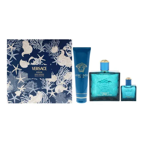 Set 3 Piezas Versace Eros para Hombre de Versace EDT | Grado B