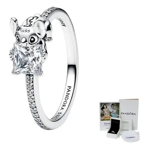 Anillo de Corona de Princesa con Kit de Regalo | Grado B