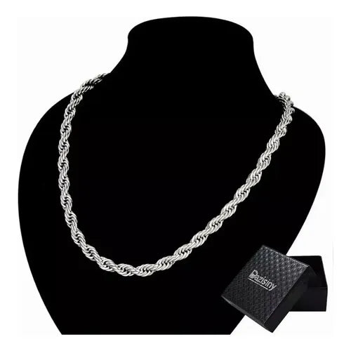 Collar Pavé Corazón y Alas de Ángel Color Plateado
