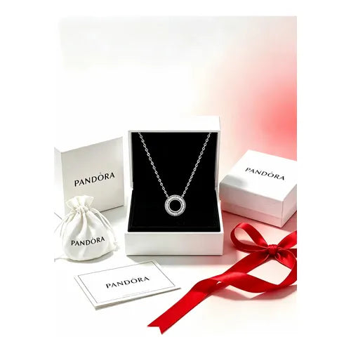 COLLAR MOMENTS COLOR PLATEADO INFINITO BRILLANTE SILVER