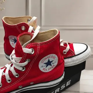 Tenis Converse Chuck Taylor Core Bota Alta Rojo Unisex Talla 19.5 MX | Grado A