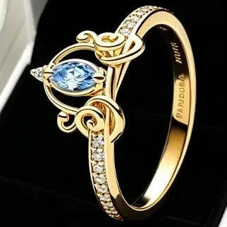 Anillo Deseo de Princesa Color Dorado Rosa | Grado B