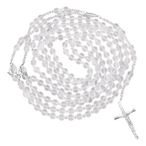 Collar Rosario con Crucifijo de Cuentas | Grado B