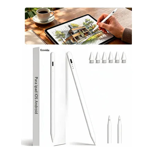 Lápiz Óptico Stylus para iPad con Carga Rápida y Magnético | Grado B