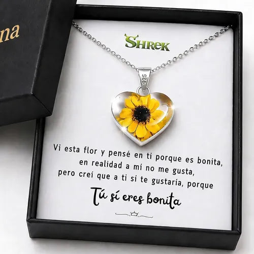 Collar Pavé Corazón y Alas de Ángel Color Plateado