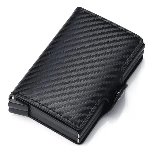 Cartera Tarjetero de Aluminio con Protección RFID para Hombre | Grado B