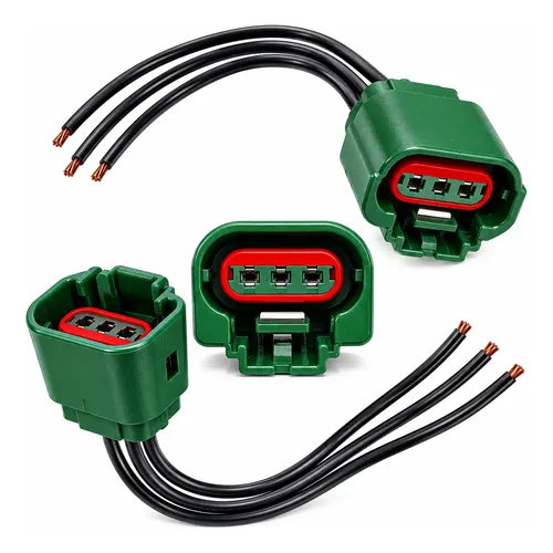 2 Conectores de Arnés de Cables 9007 Macho a H4 9003 Hembra | Grado B