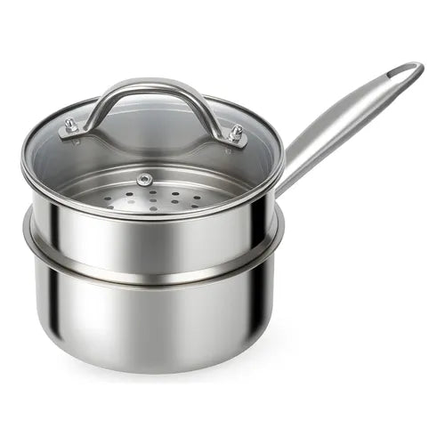 Cacerola HexClad Hybrid de 1 Litro Antiadherente con Tapa | Grado B