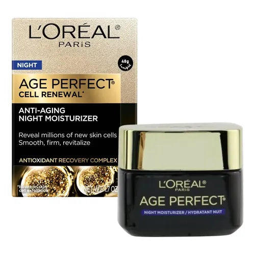 Crema Hidratante Age Perfect Rosy Tone de L'oréal Paris Todo Tipo de Piel Día/noche | Grado B