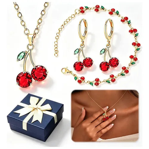 Juego de Collar y Pulsera con Circonitas 2 Piezas | Grado B