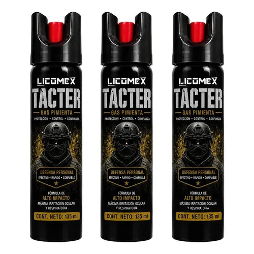 Gas Pimienta 30ML en Aerosol para Defensa Personal Negro | Grado B