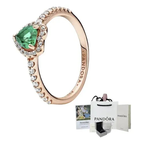 Anillo Solitario con Corona Color Plateado | Grado B