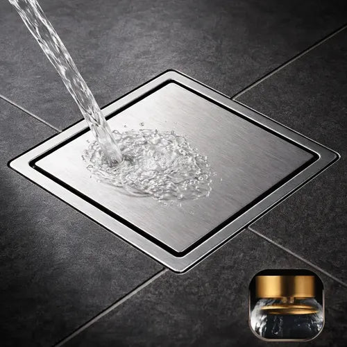 Coladera Lineal de Acero Inoxidable Invisible para Desagüe | Grado B