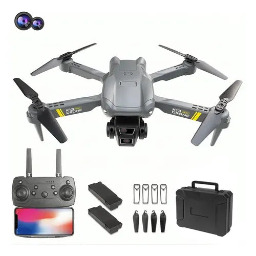 Drone Mini Cámara HD Conectividad WiFi 2.4 GHz 100M Alcance Color Gris | Grado B