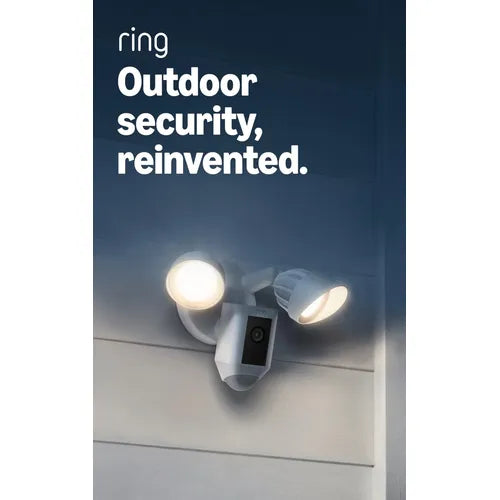 CAMARA SEGURIDAD RING FLOODLIGHT CAM WIRED PLUS NEGRO GRADO B