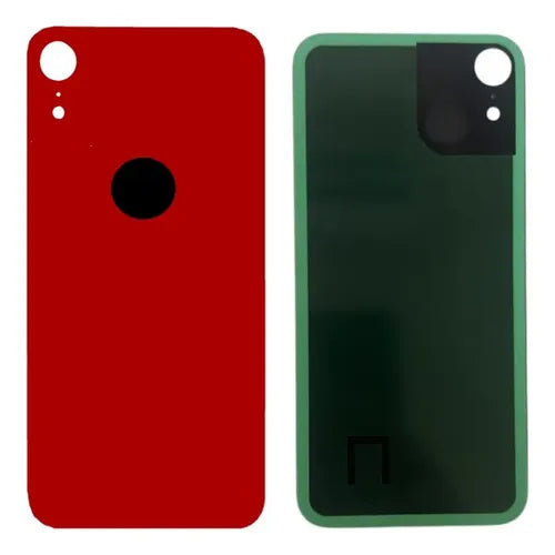 Tapa Trasera Cristal para iPhone Xr Orificio Grande y Logo | Grado B