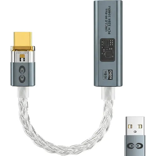 Adaptador USB-C a Conector de 3.5 mm Hi-Res | Grado B