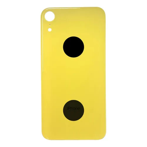 Tapa Trasera Cristal para iPhone Xr Orificio Grande y Logo | Grado B