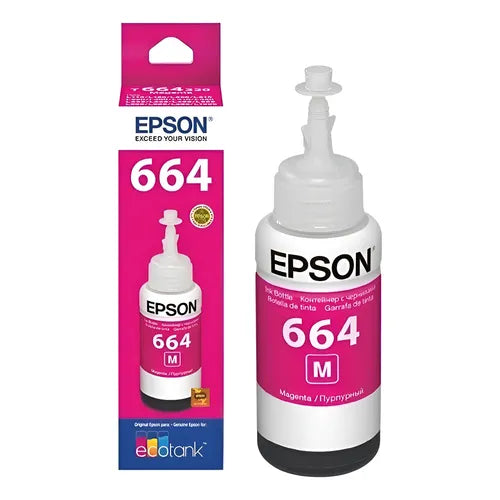 Botella Epson Ecotank T664 Magenta Serie L 70ML (T664320-AL) | Grado B