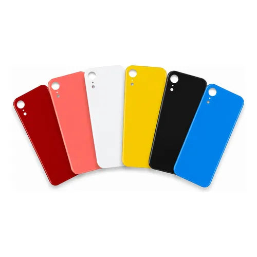 Tapa Trasera Cristal para iPhone Xr Orificio Grande y Logo | Grado B