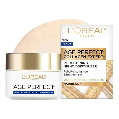 Crema Hidratante Age Perfect Rosy Tone de L'oréal Paris Todo Tipo de Piel Día/noche | Grado B