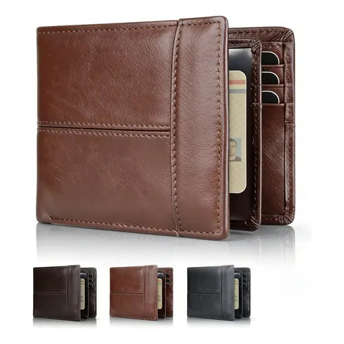 Cartera Tarjetero de Aluminio con Protección RFID para Hombre | Grado B